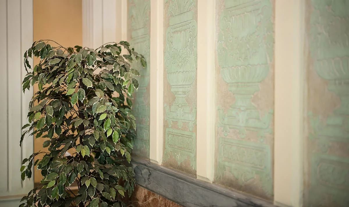 Casa Verdú Detalls d'entrada modernista